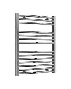 Reina Diva Curved Chrome Electric Heated Towel Rail 800 x 600mm