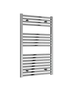 Reina Diva Flat Chrome Electric Heated Towel Rail 1000 x 600mm