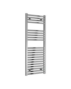 Reina Diva Flat Chrome Electric Heated Towel Rail 1200 x 450mm