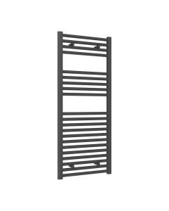 Reina Diva Flat Anthracite Electric Heated Towel Rail 1200 x 500mm
