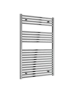 Reina Diva Flat Chrome Electric Heated Towel Rail 1200 x 750mm