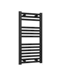 Reina Diva Flat Black Electric Heated Towel Rail 800 x 400mm