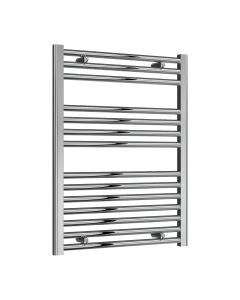 Reina Diva Flat Chrome Electric Heated Towel Rail 800 x 600mm