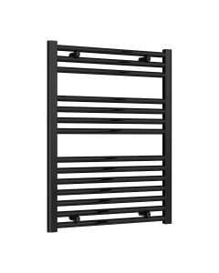 Reina Diva Flat Black Electric Heated Towel Rail 800 x 600mm