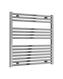 Reina Diva Flat Chrome Electric Heated Towel Rail 800 x 750mm