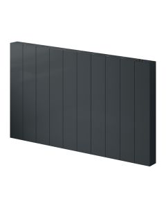 Reina Nika Horizontal Anthracite WiFi horizontal electric panel radiator — 500mm x 907mm front view product image