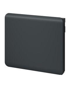 Reina Odet Anthracite WiFi designer electric radiator — 500mm x 600mm front view product image