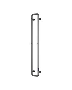 Reina Pelmo Brushed Gun Metal dry electric heated towel rail — 1500mm x 200mm front view product image