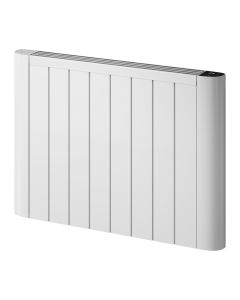 Reina Serre White WiFi horizontal electric designer radiator — 580mm x 800mm front view product image