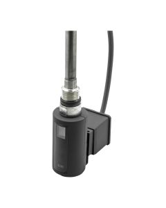 Reina anthracite touch thermostatic heating element 300W – IP44 electric element with boost mode and open window detection