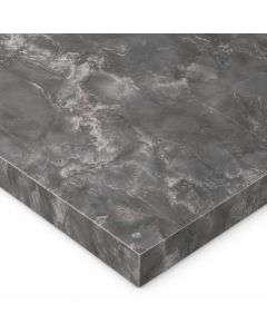 Smoke Onyx Formica Aria worktop F3710 - semi gloss grey square-edged slab