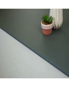 Shop the Verde Comodoro Solid FENIX NTM worktop — a 12mm ultra-matt solid surface with thermal self-healing, anti-fingerprint nano coating and a 10-year guarantee. Available in worktop, island, breakfast bar and splashback sizes.