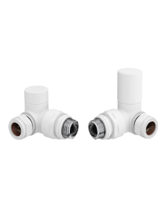 Corner Valve 15mm (Pair) - White