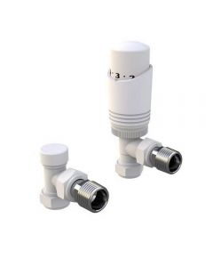 Kartell K-Design Twin Pack TRV, White, Angled