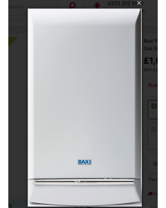 Baxi Platinum 28 Combination Boiler Natural Gas ErP 7219450 