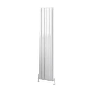 Eastbrook Addington 1800 x 366mm electric aluminium radiator in gloss white