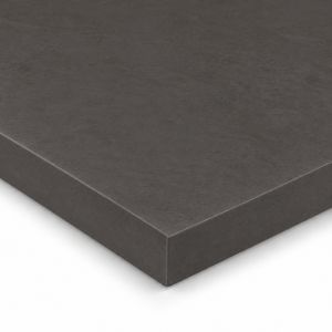 Graphite Formica Aria worktop F7837 - textured matt dark grey square-edged slab