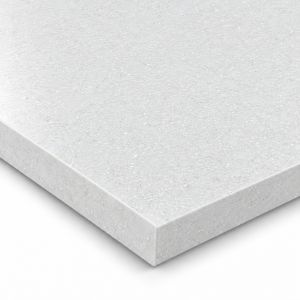 Ice Quarstone Formica Aria worktop F5212 - textured matt white square-edged slab