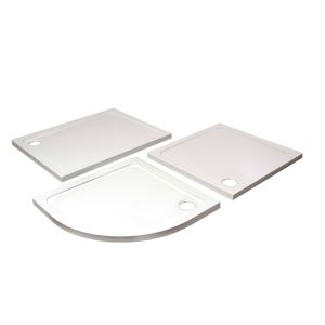 Kartell 45mm 900 x 900 Quadrant Shower Tray Includes 90mm Fast Flow Waste KRQ0909L