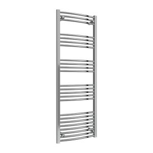 Reina Capo Curved Chrome Electric Heated Towel Rail 1600 x 500mm