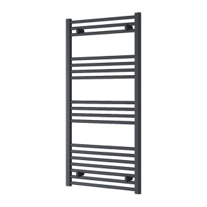 Reina Capo Flat Anthracite Electric Heated Towel Rail 1200 x 600mm