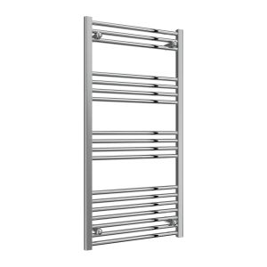 Reina Capo Flat Chrome Electric Heated Towel Rail 1200 x 600mm