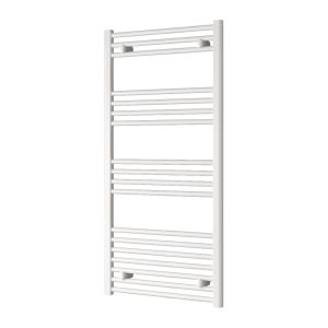Reina Capo Flat White Electric Heated Towel Rail 1200 x 600mm