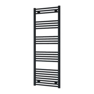 Reina Capo Flat Black Electric Heated Towel Rail 1600 x 600mm