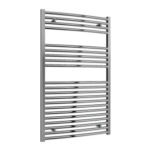 Reina Diva Curved Chrome Electric Heated Towel Rail 1200 x 750mm