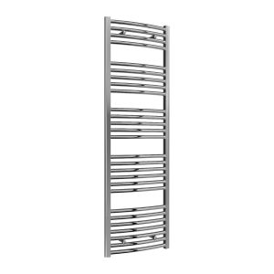 Reina Diva Curved Chrome Electric Heated Towel Rail 1600 x 500mm