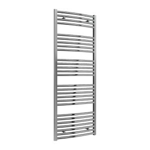 Reina Diva Curved Chrome Electric Heated Towel Rail 1600 x 600mm