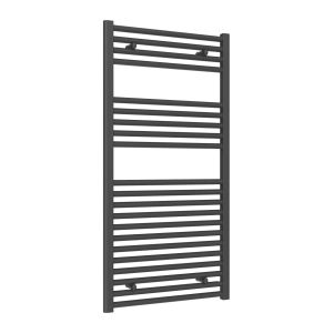 Reina Diva Flat Anthracite Electric Heated Towel Rail 1200 x 600mm