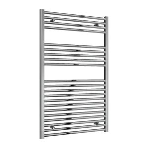 Reina Diva Flat Chrome Electric Heated Towel Rail 1200 x 750mm