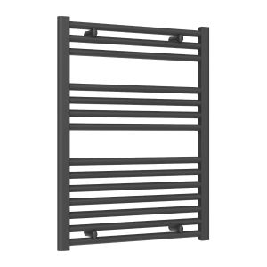 Reina Diva Flat Anthracite Electric Heated Towel Rail 800 x 600mm