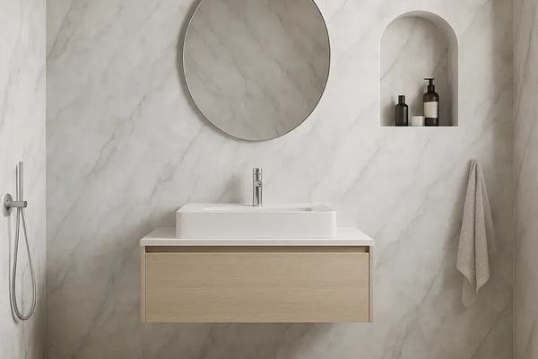 Buy waterproof bathroom wall panels online UK at trade prices