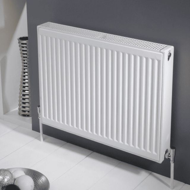White standard panel radiator